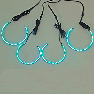 2021 Venta caliente RGB LED <span class=keywords><strong>Angel</strong></span> Eye Halo Anillos Kits para <span class=keywords><strong>BMW</strong></span> E39 <span class=keywords><strong>E46</strong></span> 3 Series <span class=keywords><strong>Faros</strong></span> - Product Image 5