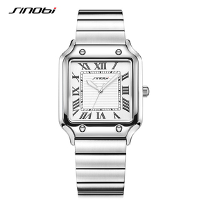 Men's Business Wristwatch Roman Square Dial High Quality 904L Stainless Steel Dress <b>Watch</b> - Product Image 6