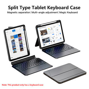 Gran oferta, funda para tableta con teclado inalámbrico con retroiluminación para <span class=keywords><strong>Samsung</strong></span> Galaxy <span class=keywords><strong>Tab</strong></span> <span class=keywords><strong>S7</strong></span> S8, funda para teclado - Product Image 2