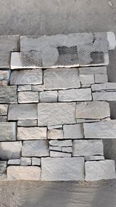 Briques de <span class=keywords><strong>parement</strong></span> en <span class=keywords><strong>pierre</strong></span> culturelle de ciment naturel de style moderne de taille personnalisée ardoise beige érosion antiacide pour hôtel extérieur fendu - Product Image 2
