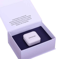 Boîte de papier en carton rigide à fermeture magnétique pliable avec logo personnalisé Boîtes d'emballage cadeau avec anneau en mousse insérée