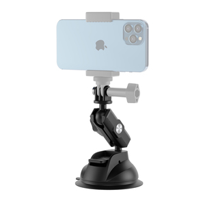 Soporte de Succión para Auto TELESIN, Plegable, de Aleación de Aluminio y TPU, con Rotación de 360 Grados, Diámetro de Vacío de 8.45 cm, para Cámaras de Acción <span class=keywords><strong>GoPro</strong></span> - Product Image 2