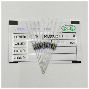 Résistance à film de carbone horizontale 120 560 <span class=keywords><strong>1</strong></span> Giga 500M 5 5Wattt 0.2 <span class=keywords><strong>8K</strong></span> Ohm - Product Image 3