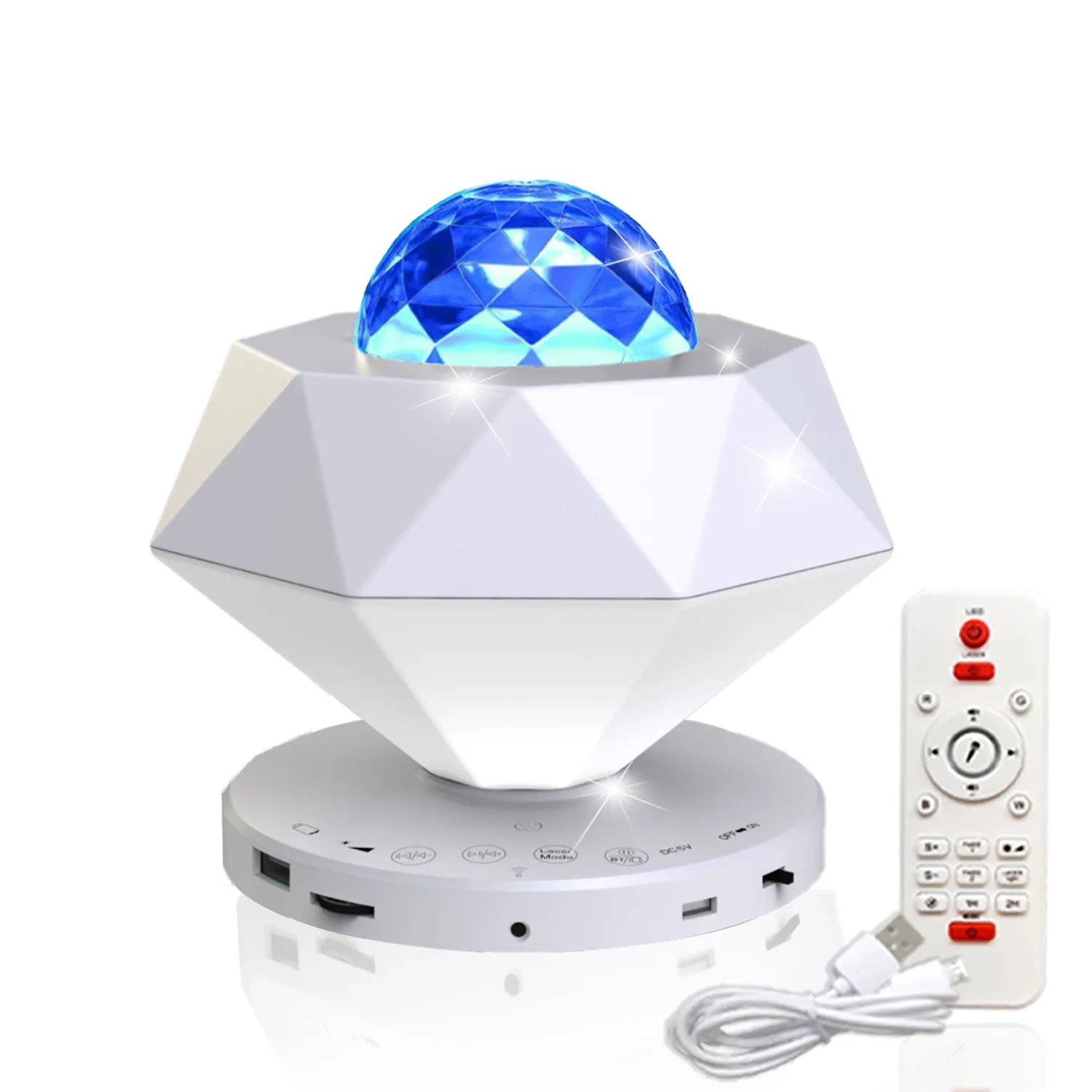 Low Price Room Round Usb Green and Purple Laser Led Starlight Lamp Galaxy Starry Sky Night Light Blisslights Star Projector