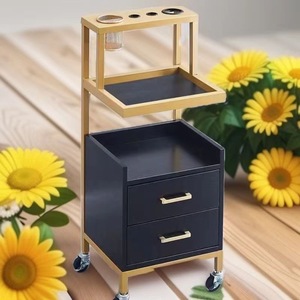 Zxm Hot Selling Beauty Salon Storage Trolley Mobile High-Quality Hair Salon Styling Car <b>Tool</b> Car Hair Salon Trolley - Product Image 5