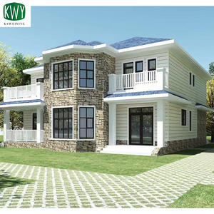 Высококачественный современный сборный дом из легких стальных конструкций, роскошный коттедж для отдыха, 3 спальни, 2 ванные комнаты. - Product Image 3