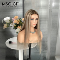 Perruque brésilienne en cheveux humains, Lace Front sans colle, HD Lace, pour femmes, aspect naturel, prête à porter au quotidien