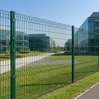 Panneaux de clôture 3D pliables pour pelouse de jardin, en treillis métallique galvanisé, anti-corrosion, durables, pour la protection des parterres de fleurs