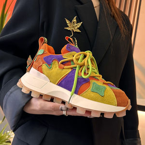 Scarpe da papà nuove da donna primavera autunno Versatile suola spessa Forrest scarpe sportive Casual da corsa - Product Image 6