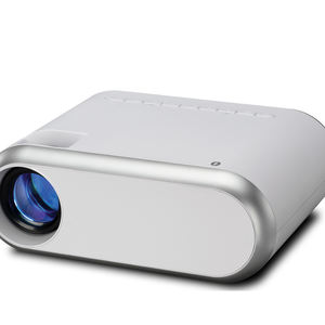 Proyector Elegante Plateado 1080P, Diseño Compacto y Optimizado, 300 Lúmenes ANSI, Transmisor Bluetooth, Múltiples Entradas, Altavoz Integrado - Product Image 1