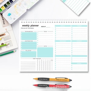 Daily Weekly Magnetic Wall Planner Spiral Bound Desktop Organizer for Kids and Adults <strong>Study</strong> and Learning Paper Memo <strong>Pad</strong> - Product Image 5