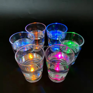 Accesorios de Bar HLC, Novedades para Fiestas, Copa de <span class=keywords><strong>Vino</strong></span> Luminosa de 60 ml, Copa de Chupito LED Intermitente Activada por Agua para Mardi Gras, Copa para Fiestas de Carnaval - Product Image 2