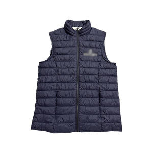 Gilet imbottito con collo alto traspirante antivento da uomo senza maniche invernali Casual - Product Image 1