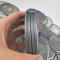 Filter Mesh Cakram Lingkaran Baja Tahan Karat Diameter 40mm 50mm 60mm Ketebalan 0.04mm-5mm untuk Filter Air