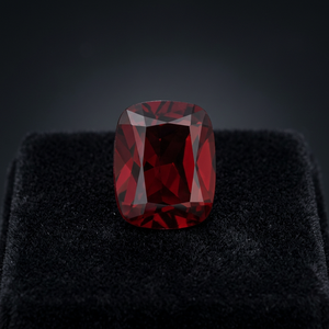 Vente en gros 12X16mm coussin coupe Almandine/grenat rouge zambien haute qualité à facettes pierres précieuses en vrac certifié IGI-prix usine - Product Image 3