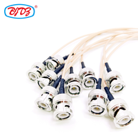 Fourniture d'usine 50 Ohm câble assemblage BNC prise mâle à BNC prise mâle connecteur rf HD SDI pour RG316 Pigtail Jumper câble d'extension