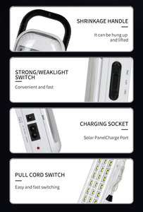 <span class=keywords><strong>Lampe</strong></span> d'urgence de camping en gros d'usine DP <span class=keywords><strong>Batterie</strong></span> <span class=keywords><strong>rechargeable</strong></span> DP Charge solaire - Product Image 6