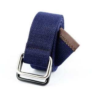 Mode Double D Anneau <span class=keywords><strong>Boucle</strong></span> Hommes Femmes Étudiant Sangle Toile <span class=keywords><strong>Ceinture</strong></span> <span class=keywords><strong>Sans</strong></span> Trous - Product Image 3