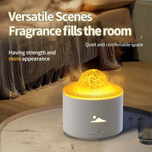 Diffuseur de feu électrique portable USB Mini boule de feu Flamme de lave Fissure de la planète Vaporisateur de brume fraîche <span class=keywords><strong>Purificateur</strong></span> <span class=keywords><strong>d</strong></span>'<span class=keywords><strong>air</strong></span> Humidificateur - Product Image 3
