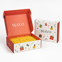 Nouvelle boîte d'expédition en carton ondulé personnalisée, boîte de livraison réutilisable, estampillage de logo personnalisé, matériaux recyclés, haut de gamme