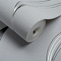 Nouveau papier peint 3D à rayures ondulées pour fond de film et de télévision, décoration murale pour salon et chambre à coucher