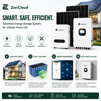 Kit di Accumulo Energia Solare Residenziale con Pannelli Solari, Inverter e Batteria per Uso Domestico