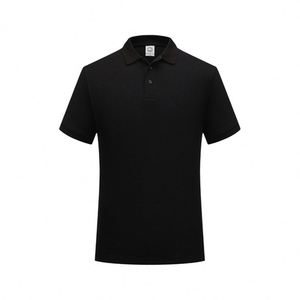 Custom Logo Black <b>Shirt</b> Cotton Blade Collar Men Polo T-<b>Shirt</b> Uniform for Promotion - Product Image 1