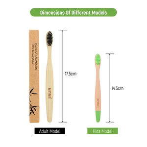 Venta al por mayor sin Bpa Biodegradable Ecológico Carbón <span class=keywords><strong>Cepillo</strong></span> de <span class=keywords><strong>dientes</strong></span> Bambú Mango natural Cerdas suaves <span class=keywords><strong>Cepillo</strong></span> de <span class=keywords><strong>dientes</strong></span> de Bambú - Product Image 5