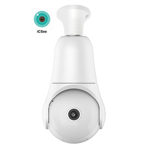 Cámara de Seguridad <span class=keywords><strong>Xm</strong></span> ICsee 2MP WiFi con Reflector Interior, Bombilla E27, PTZ, Audio Bidireccional, Seguimiento Automático, IP66 Impermeable - Product Image 1