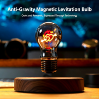 Lámpara de Noche Pequeña con Tecnología de Levitación Magnética, Decoración de Escritorio, Regalo Novedoso, Dropshipping, Luz Creativa para Crear Ambiente