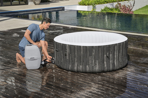 <span class=keywords><strong>Bestway</strong></span> 60005 Piscines de <span class=keywords><strong>spa</strong></span> extérieures de luxe pour 2-4 personnes Bain à remous gonflable avec équipement essentiel Accessoire pour baignoire à glace - Product Image 2