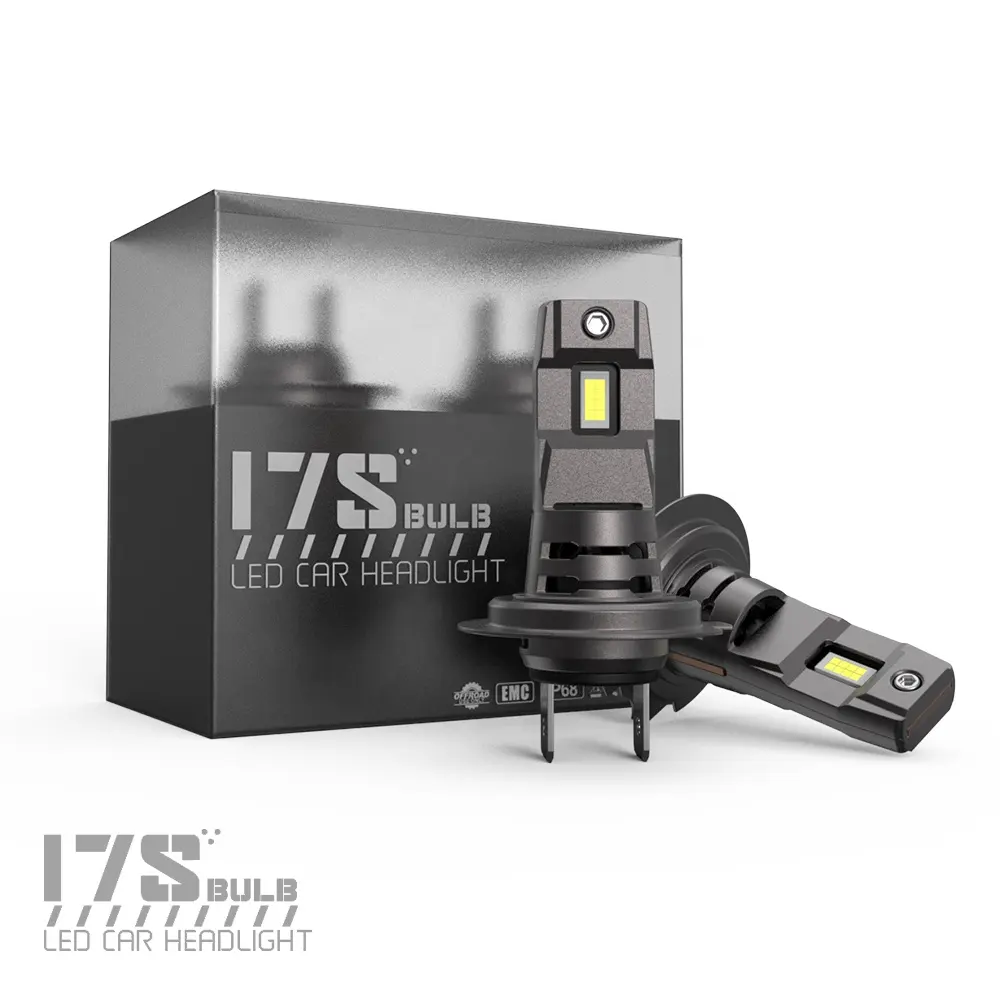 Auto Lighting System Canbus I7 wireless 30watts 4200lm ETI h7 led headlight bulb w/retainer adapter