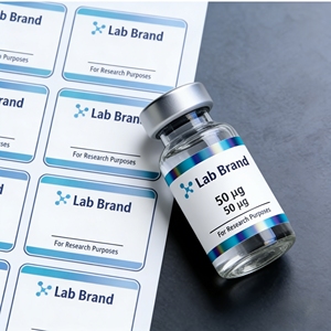 Autocollants en vinyle personnalisés, haute adhérence, résistants à la déchirure, 3ml 5ml 10ml, pour la recherche en peptides, l'industrie des laboratoires - Product Image 5