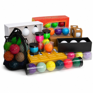 High Quality <b>Glow</b> in the Dark Golf <b>Balls</b> Logo Custom Colored Luminous Led Golf <b>Balls</b> for Night Training - Product Image 6