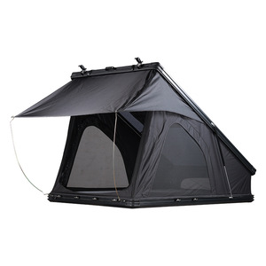 Tente de <span class=keywords><strong>toit</strong></span> rigide en fibre de carbone Zentopia avec panneau solaire, 2 personnes, déploiement en 30 secondes, toutes saisons, ultra-légère pour SUV et Overland - Product Image 3
