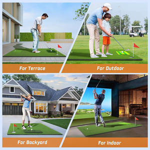 Tappetino da <span class=keywords><strong>Golf</strong></span> <span class=keywords><strong>4</strong></span> in 1 di Alta Qualità con Base Antiscivolo e Erba Sintetica Sostituibile per Allenamento di Swing e Chip - Product Image 3