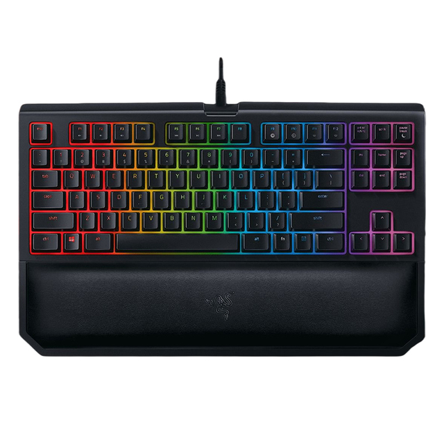 New Tenkeyless Razer BlackWidow Tournament Edition Chroma RGB Wired 104 Keys Mechanical Keyboard