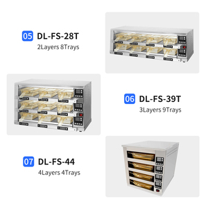 Armoire à pépites de <span class=keywords><strong>poulet</strong></span> commerciale Offre Spéciale à 1 étage et 2 assiettes KFC Burger Patty Holding Cabinet Chauffe-aliments pour Hotles Restaurant - Product Image 3