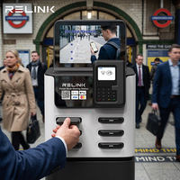 Station de location de batteries externes à charge rapide 40W à 6 emplacements, support POS universel, écran 8 pouces, intégration de matériel personnalisable, marché britannique