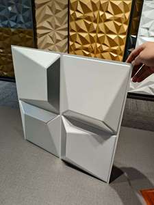 Pannello Murale 3D in PVC Moderno, Piastrelle Decorative Impermeabili per Interni, Decorazione per <span class=keywords><strong>Parete</strong></span> TV in <span class=keywords><strong>Soggiorno</strong></span> - Product Image 6