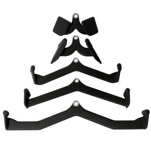 Accesorios de cable para poleas de <span class=keywords><strong>remo</strong></span> de 5 piezas de fábrica, accesorio de tirada vertical con mango ancho, <span class=keywords><strong>barra</strong></span> de <span class=keywords><strong>remo</strong></span>, barras de agarre en T y V - Product Image 4