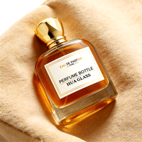 Bouteilles de parfum en verre vides de luxe en forme de couronne OEM ODM 50ML 100ML avec boîte