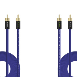 Câble RCA en cuivre pur double blindage pour connexion amplificateur et caisson de basses - Product Image 3
