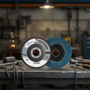 Disque à lamelles professionnel Fervi 125 mm, abrasif sans fer pour ponçage du métal - Product Image 2