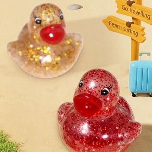 Jouet Nouveau et Très Vendu : Canard Mignon Pailleté Coloré de 3,5 cm pour l'Interaction Parent-Enfant et les Jeux de Sable pour Bébés de 0 à 24 Mois - Product Image 3