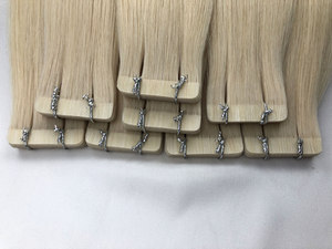 Extensions de cheveux humains russes Remy double drawn plus résistantes, prix de gros, couleur personnalisée, extensions à bandes adhésives - Product Image 6