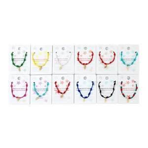 Bracciale in acciaio inossidabile con nodo a sette stelle e design a spina di pesce, fatto a mano, set da 12 pezzi - Product Image 1