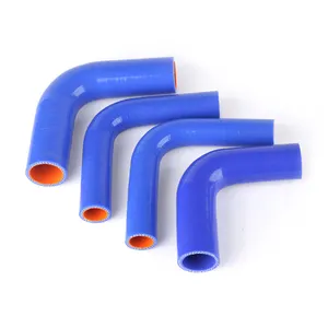 Factory Wholesale Custom Automotive Heat Resistant Elbow Braided Rubber Silicone Hose Radiator Hose Silicone