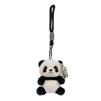 Peluche mignonne Panda et Raton Laveur avec rembourrage en coton PP, design personnalisable, anti-stress, souvenir