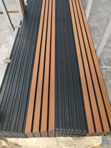 لوح جداري خارجي من مركب الخشب والبلاستيك مقاوم للماء والحريق والصدمات، متين وسهل التركيب للتكسية الخارجية والديكور - Product Image 4